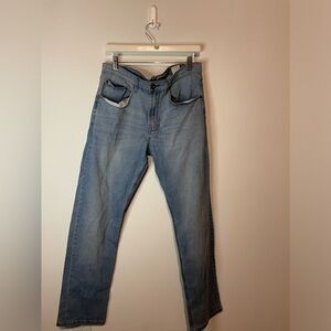 Wrangler Slim‎ Straight  Blue Jeans 33 x 32